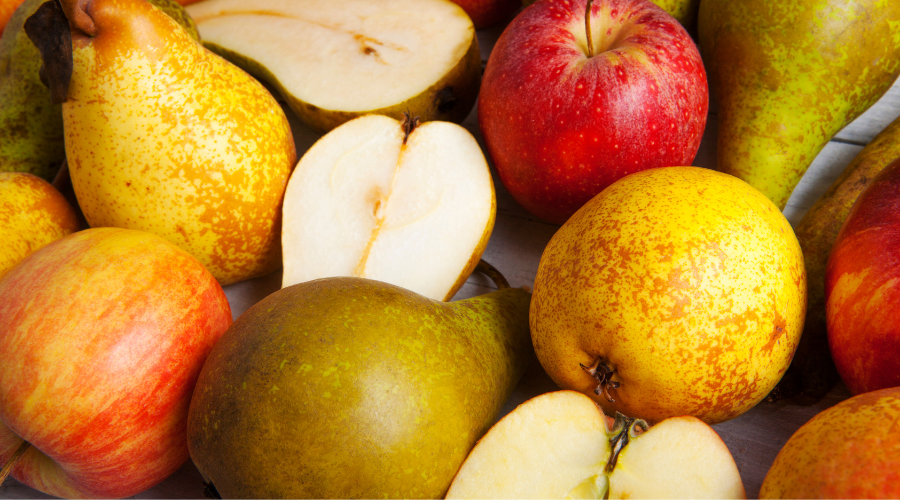 Æbler og pære